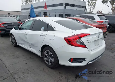 2020 Honda Civic Lx из США, поврежденный, VIN 2HGFC2F66LH528765